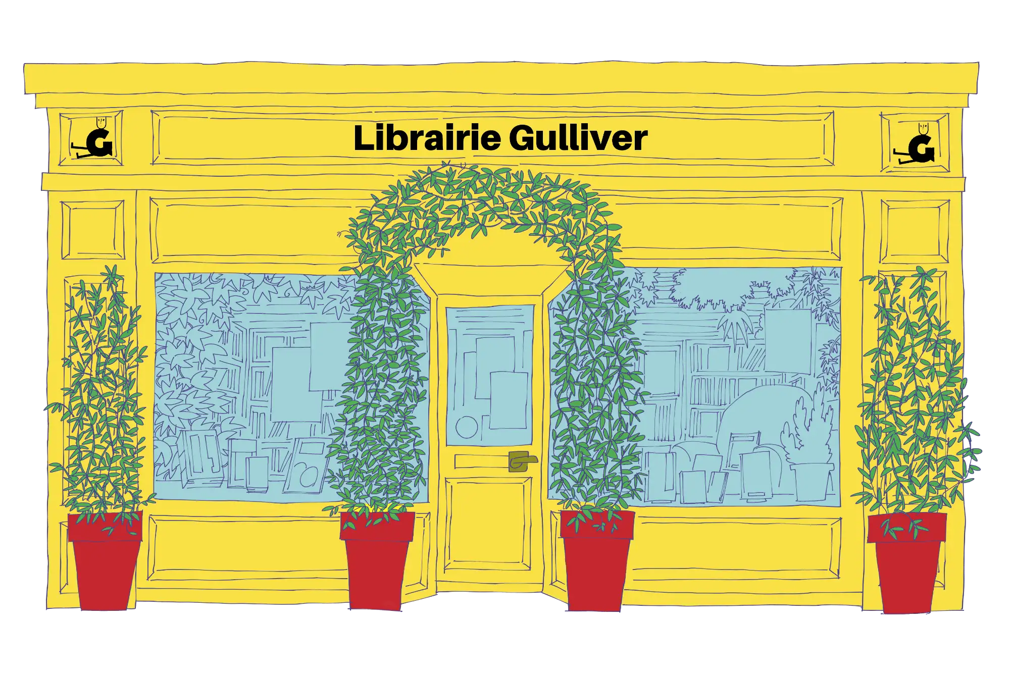 Librairie Gulliver, Carpentras, librairie indépendante jeunesse, café, librairie